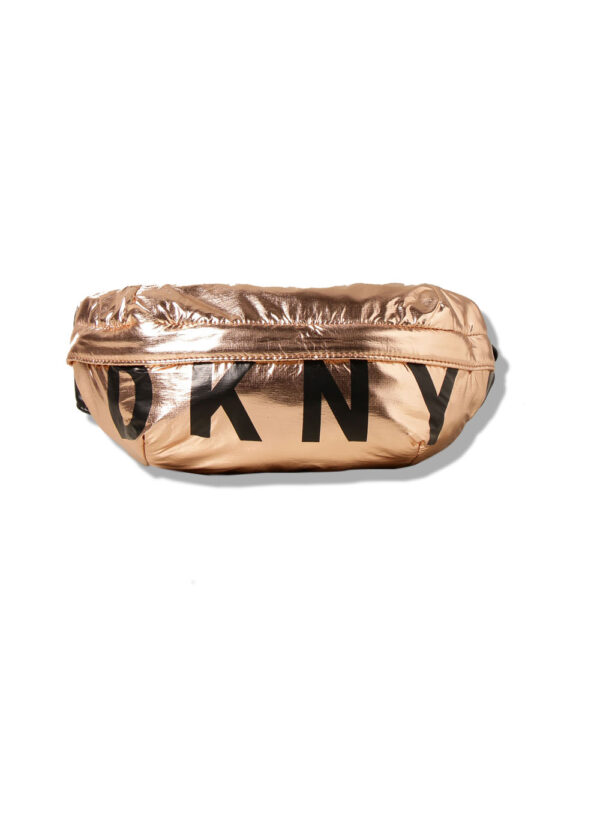 DKNY marsupio metallizzato