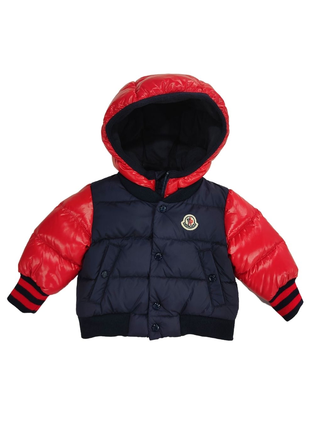 Featured image for “MONCLER PIUMINO ROSSO-BLU”