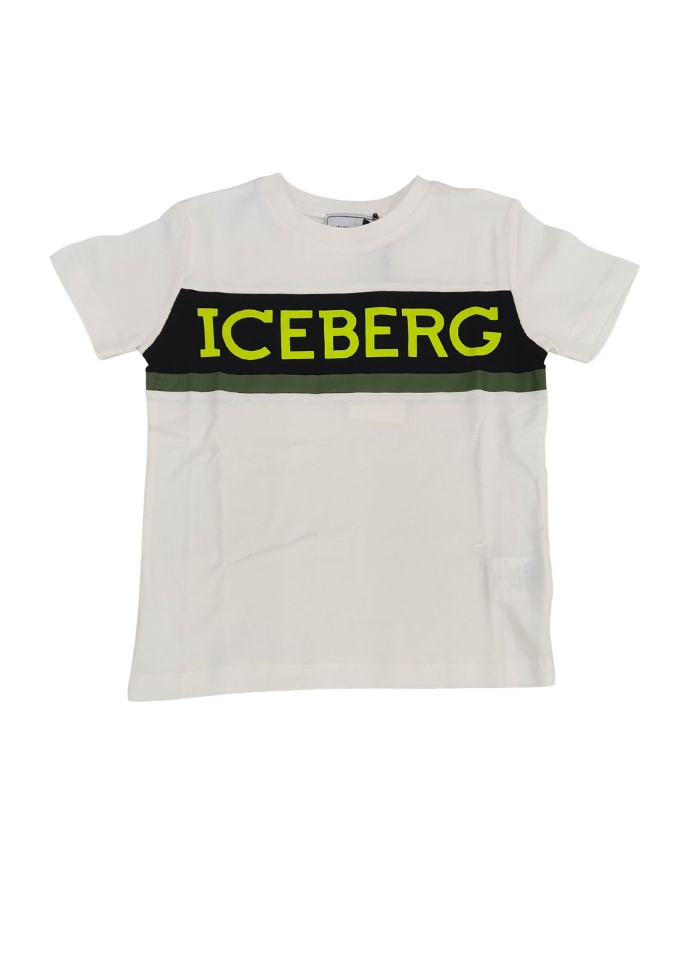 Featured image for “Iceberg T-shirt logo verde”