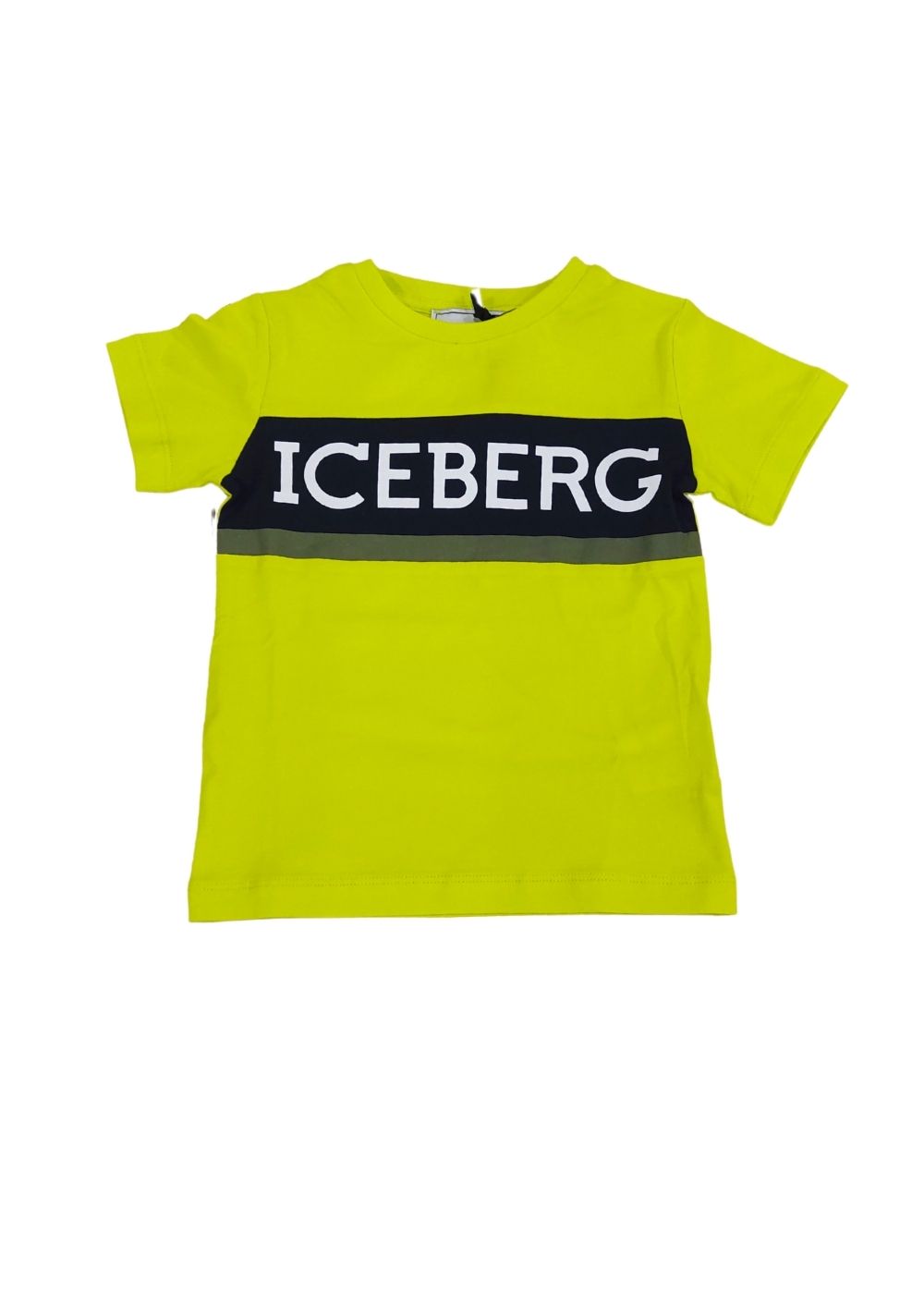 Featured image for “Iceberg T-shirt Logo Lime”