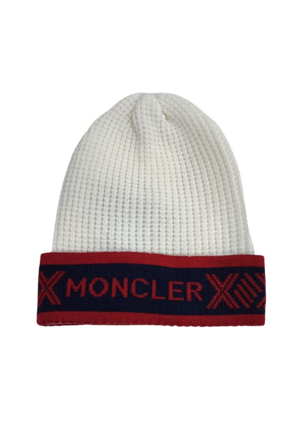 Moncler Berretto In Lana Neonato