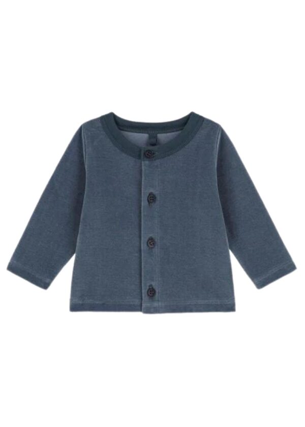 Petit Bateau Cardigan in velluto