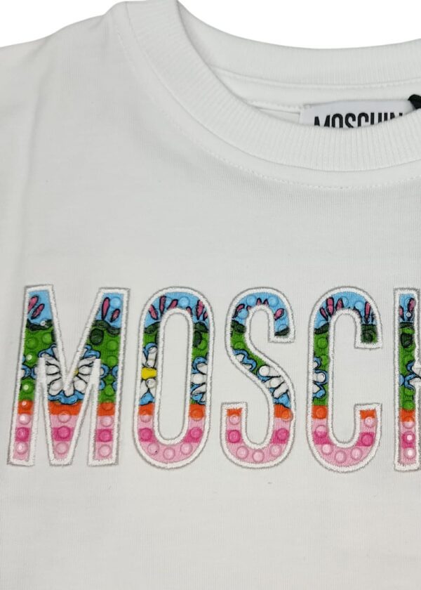 Moschino T-shirt Logo Strass - immagine 2