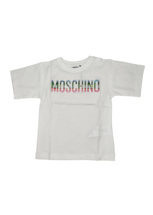 Moschino T-shirt Logo Strass