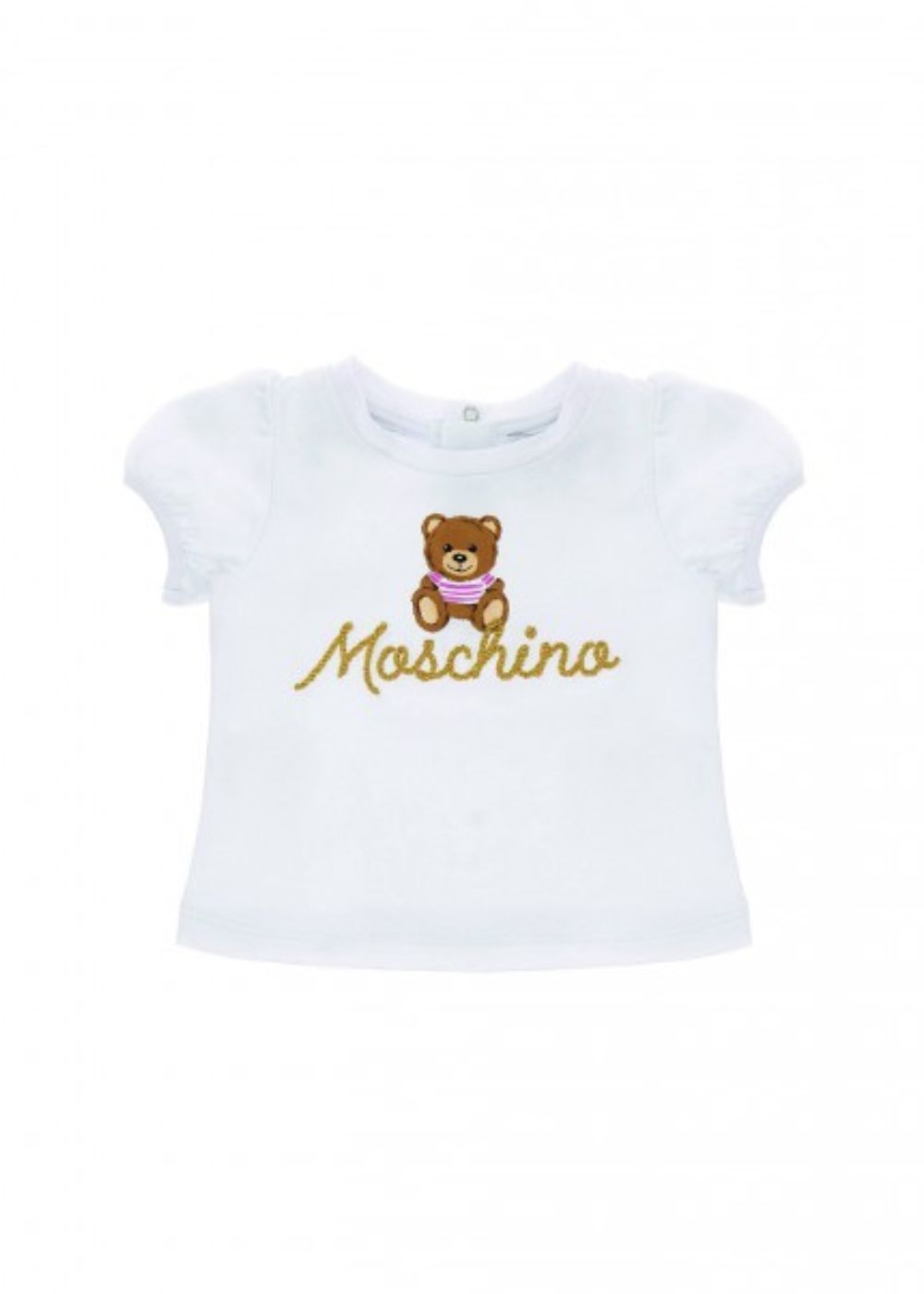 Featured image for “Moschino T-shirt con Ricamo in Oro”
