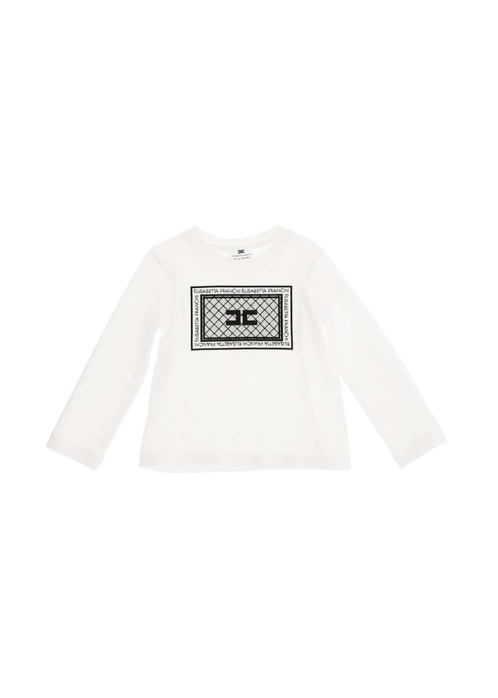 Featured image for “Elisabetta Franchi T-shirt Logo con Ricamo”