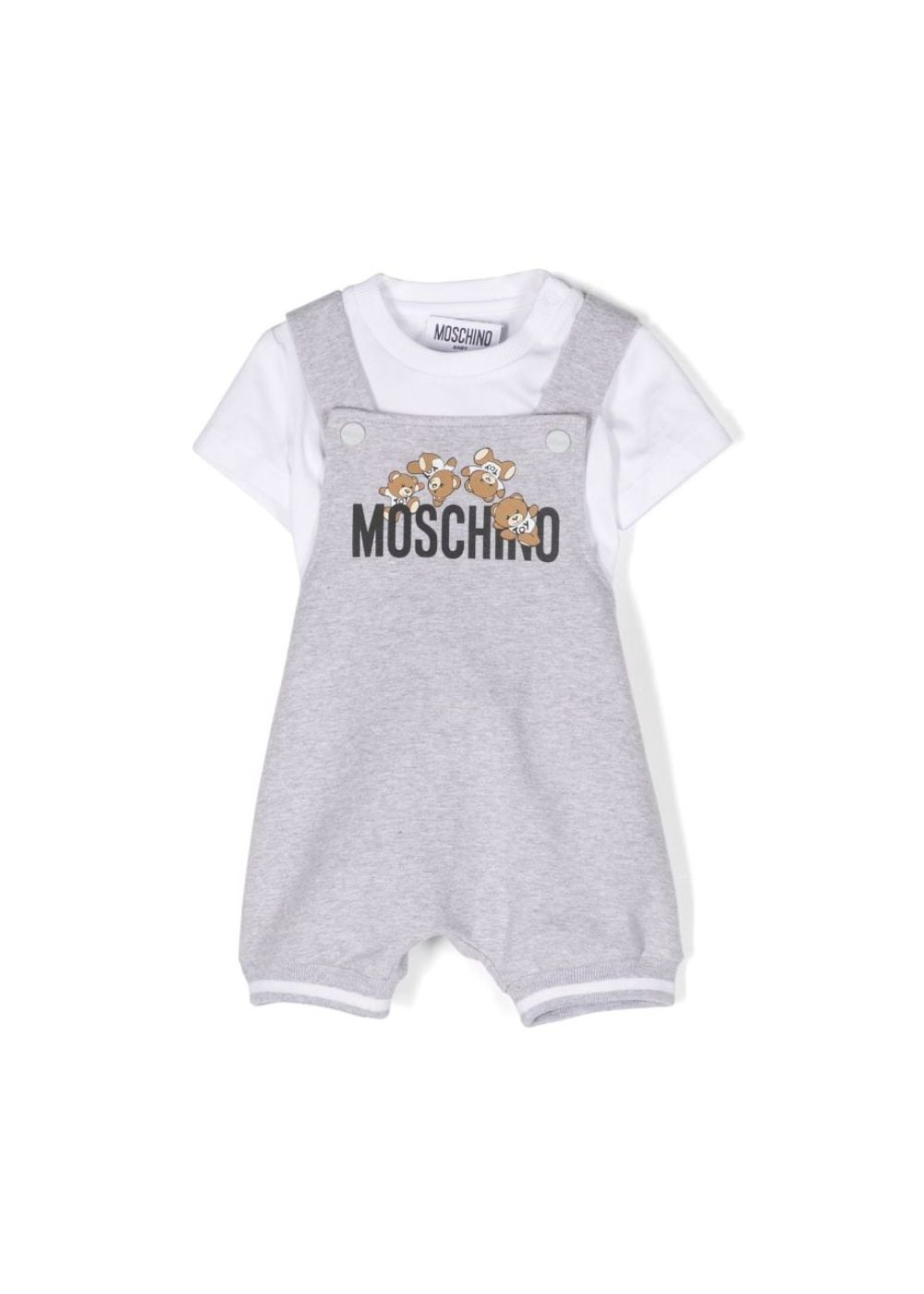 Featured image for “Moschino Pagliaccetto Set salopette Teddy Bear”