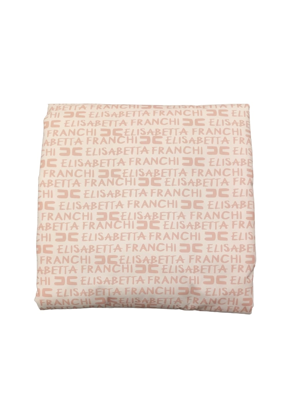 Featured image for “Elisabetta Franchi Coperta Stampa con Logo All-over”