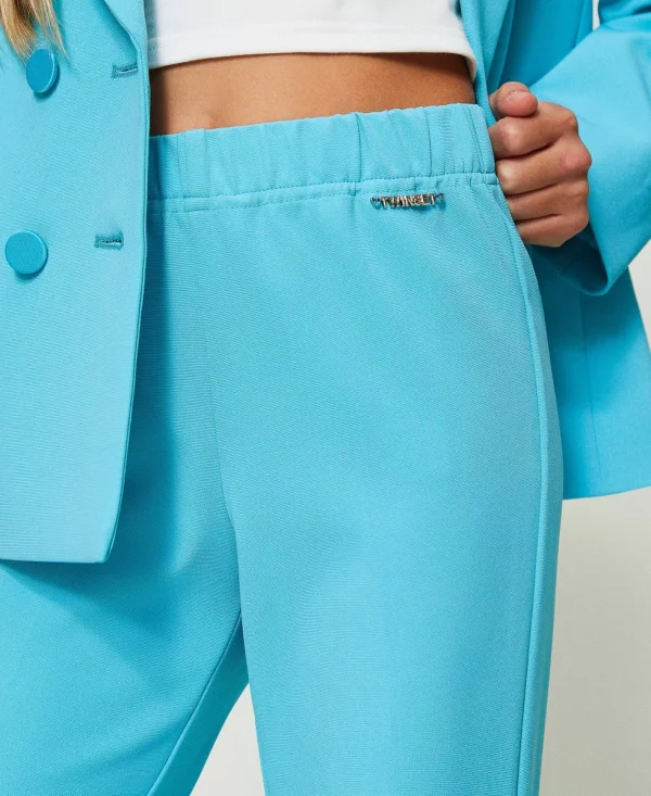 Twinset Pantaloni Flare in crêpe - immagine 2