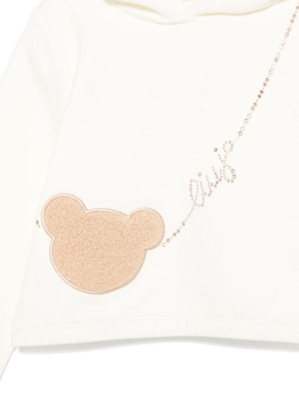 Liu Jo Felpa con Logo di Strass - immagine 3