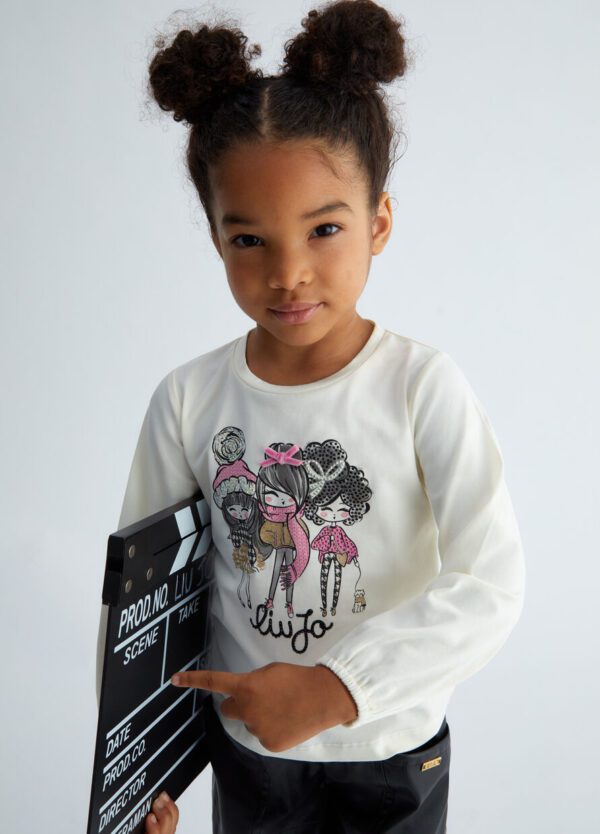 Liu Jo T-shirt con Stampa e Strass - immagine 2