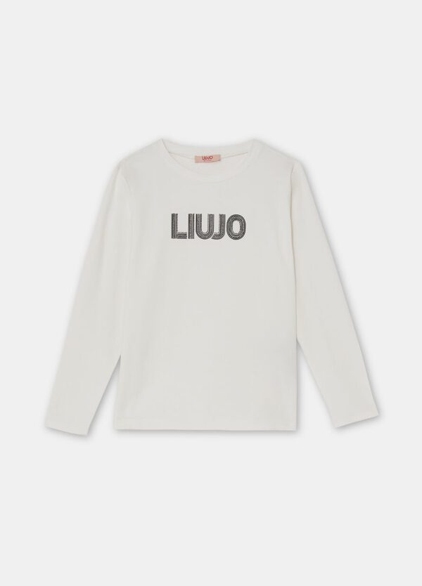 Liu Jo T-shirt in Cotone con Logo - immagine 3