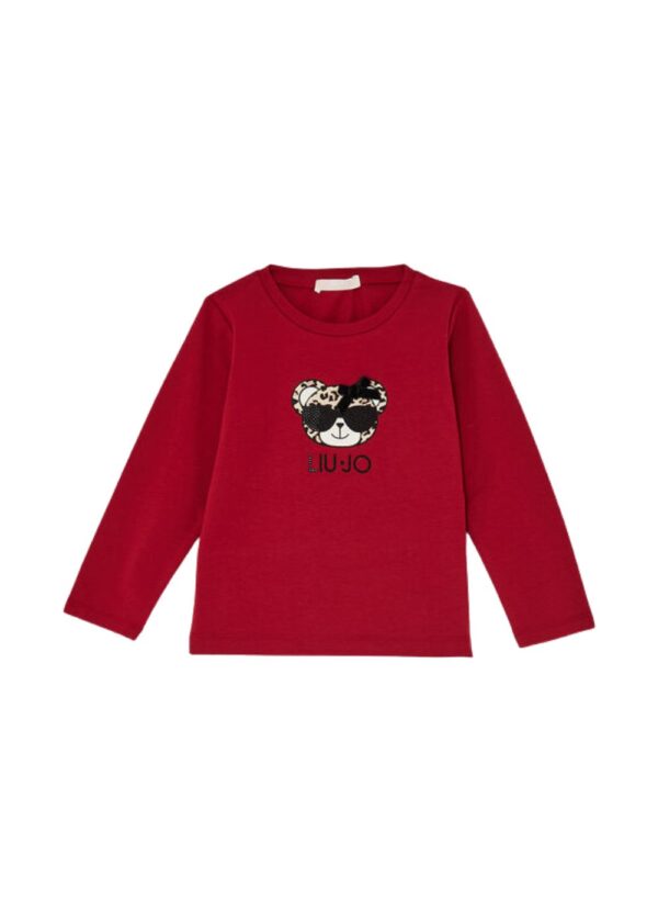 Liu Jo T-shirt in cotone Stretch con Strass