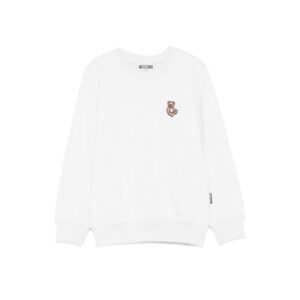 Featured image for “Moschino Felpa Girocollo Con Mini Patch teddy”