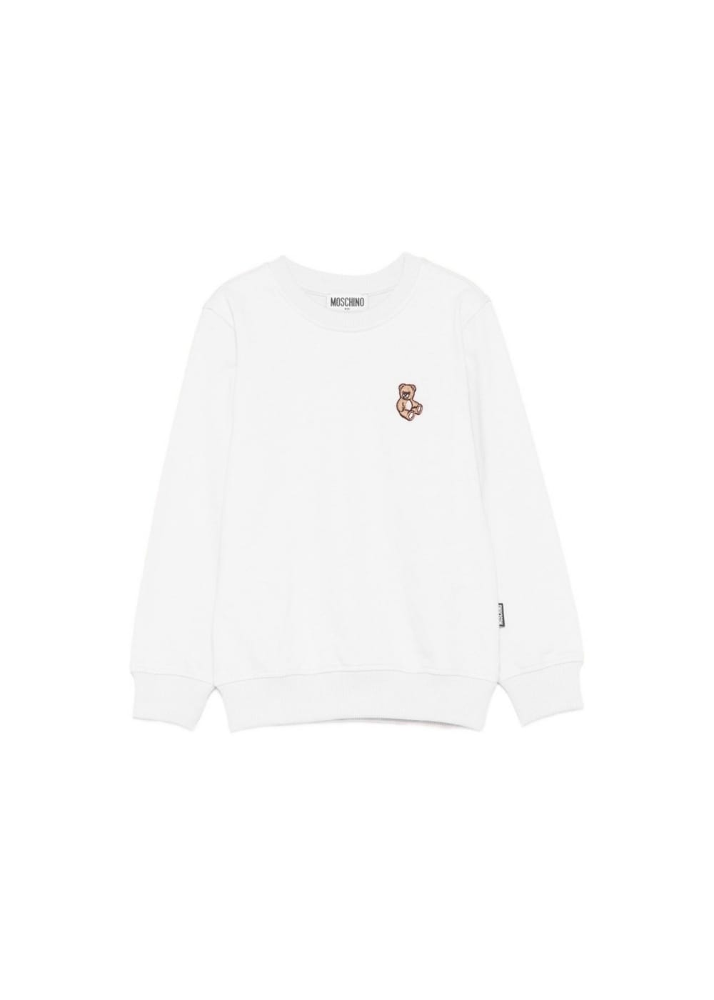 Featured image for “Moschino Felpa Girocollo Con Mini Patch teddy”