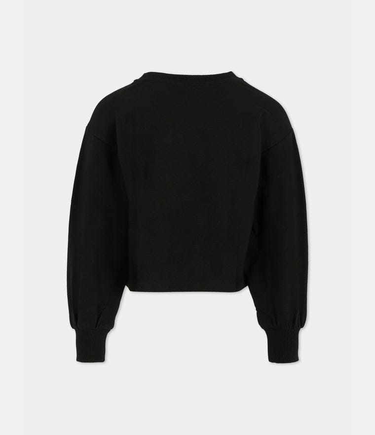 Moschino Felpa Crop con Stampa Anteriore - immagine 2