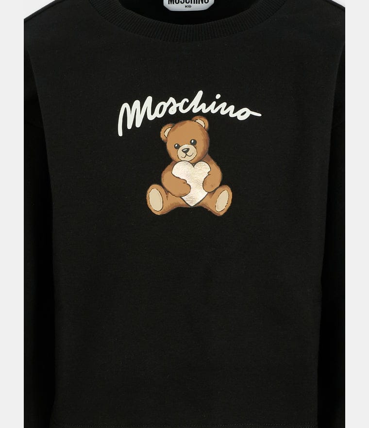Moschino Felpa Crop con Stampa Anteriore - immagine 3