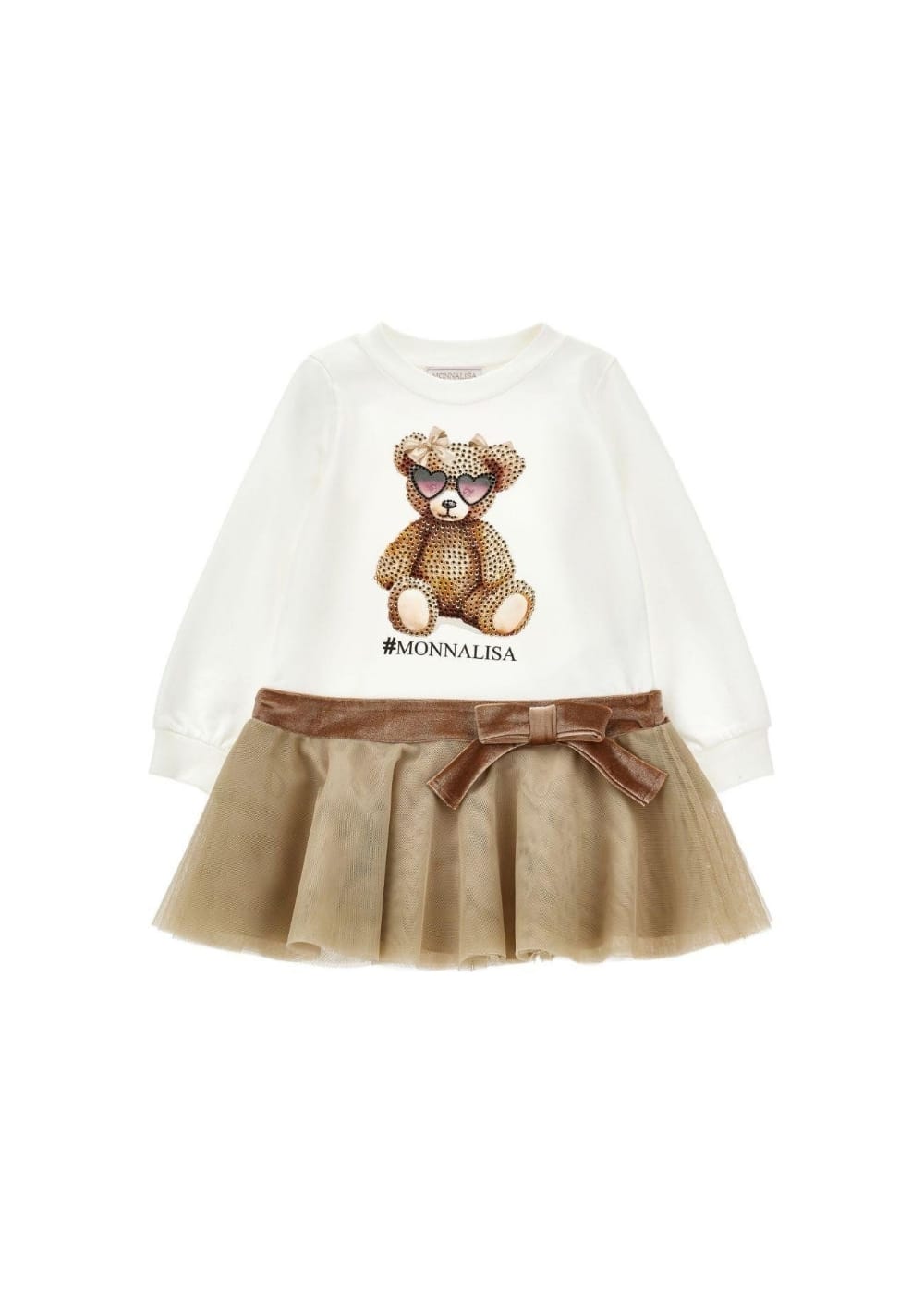 Featured image for “Monnalisa Abito con Stampa Orsetto”